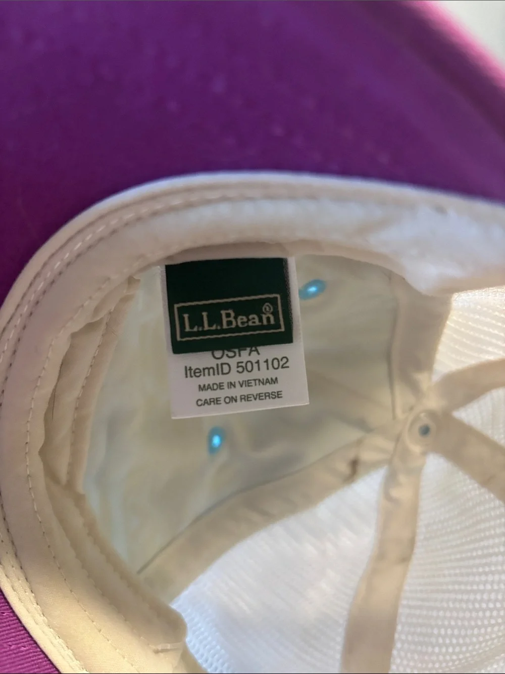 L.L. Bean Purple & Multicolor Kids Adventure Trucker Hat